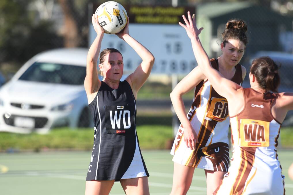 MIDCOURT ACE: Hayley Martiniello is primed for another big season with the HDFNL's Blues.