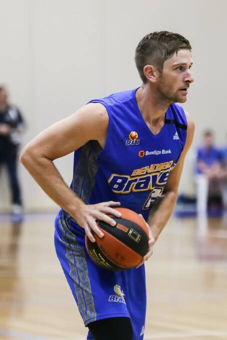 MEMORABLE MILESTONE: Chris Hogan averaged 16 points across two games on a weekend highlighted by his 400th SEABL game. The Braves remain undefeated at 4-0. Picture: CRAIG DILKS PHOTOGRAPHY