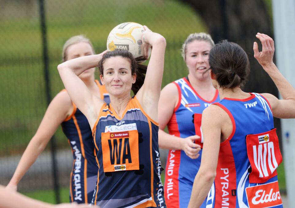 Two-time league medallist Leisa Barry will play her 200th game for the Eagles on Saturday against Bears Lagoon-Serpentine. Picture: DARREN HOWE