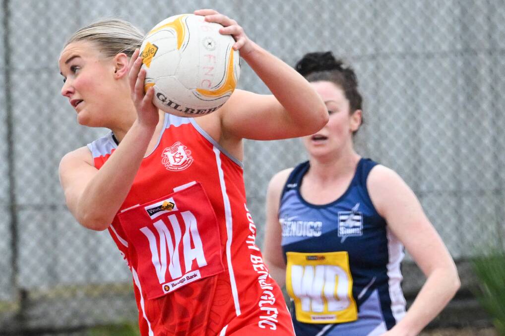 
Midcourter Chloe Gray was in brilliant form to start the new BFNL netball season last Saturday. File picture by Darren Howe
