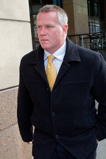 GUILTY PLEA: Andrew Flanagan is pictured before an earlier court appearance. Picture: THE AGE