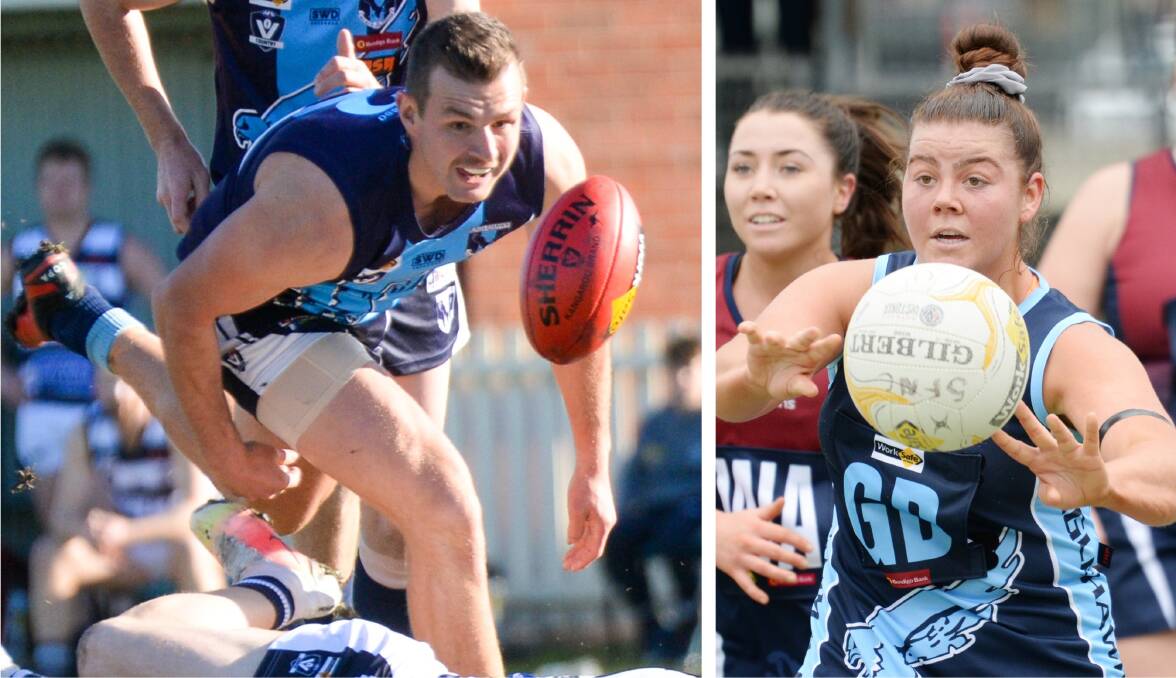 Billy Evans and Elley Lawton have topped Eaglehawk's senior football and A-grade netball awards for 2021.