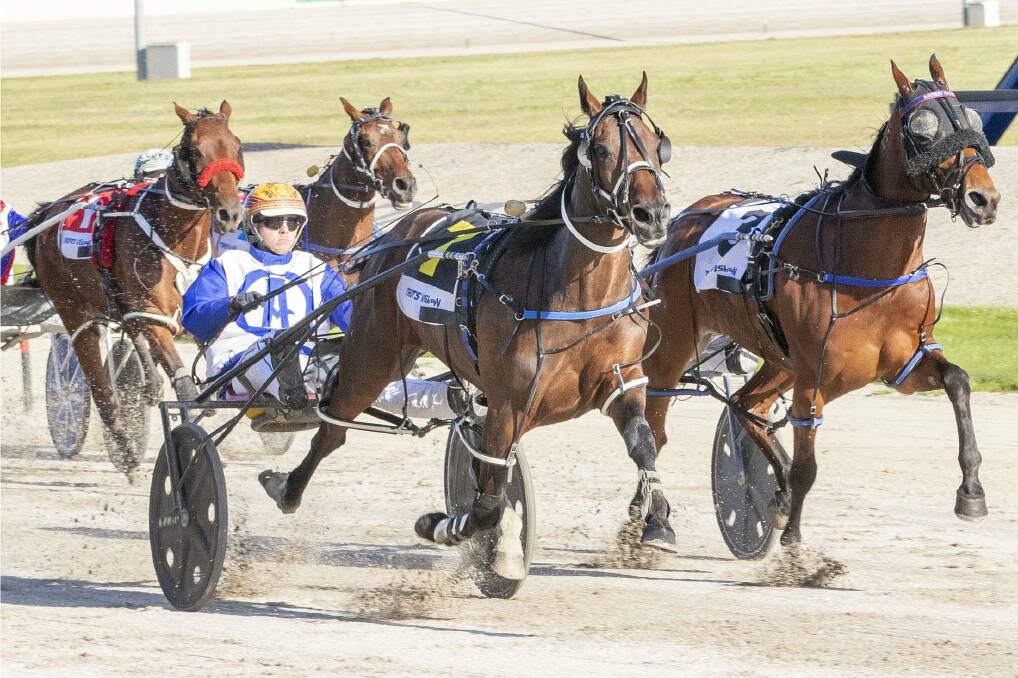 Jack Laugher steers Rick Reilly to an impressive win at Melton last month. Picture: STUART McCORMICK