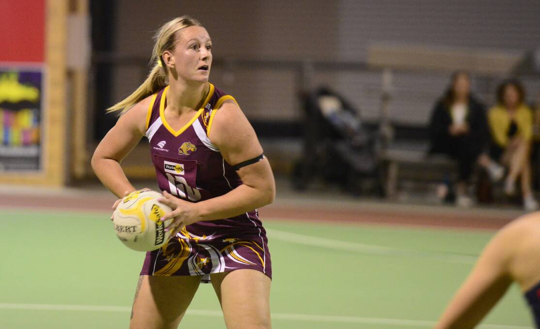 Ashley Bradley in action for Shepparton Bears during the 2019 Goulburn Valley league season. Picture courtesy RIVERINE HERALD