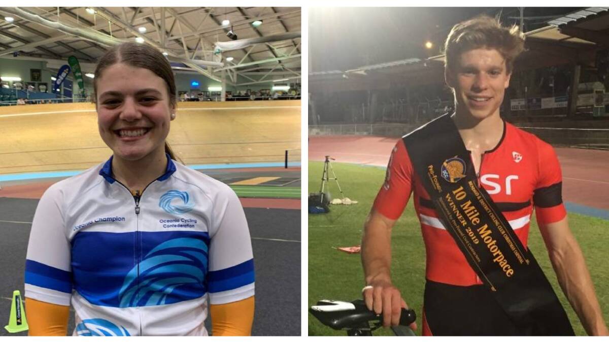 Alessia McCaig (women's) and Isaac Buckell (elite) won their respective divisions of the Bendigo and District Cycling Club track champinships.