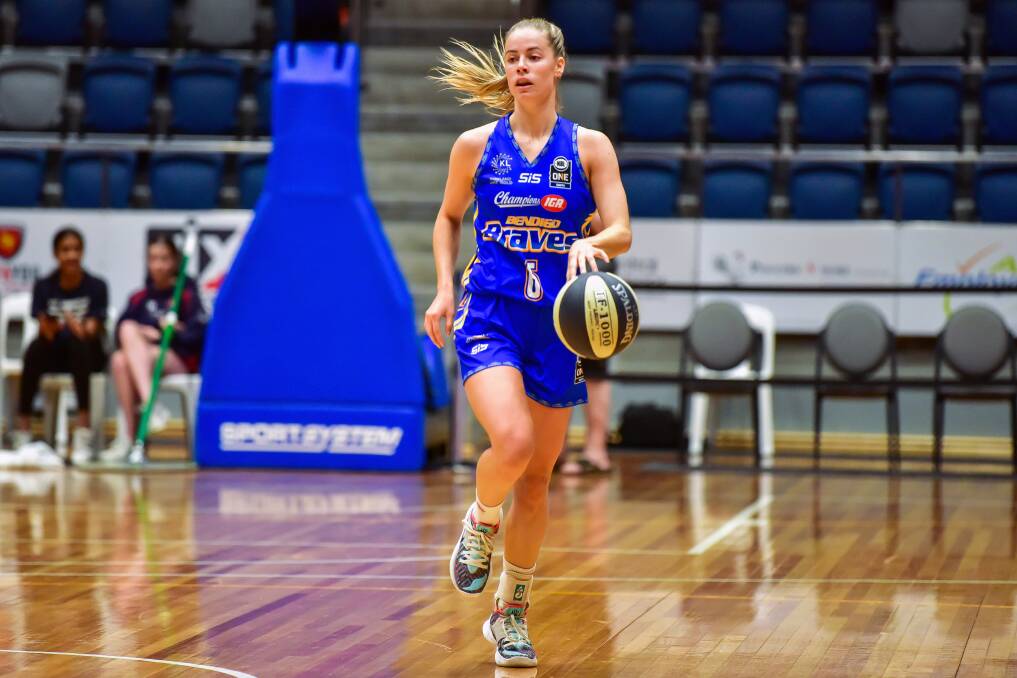 Bendigo Spirit-contracted Cassidy McLean is enjoying a solid season with Bendigo Braves in the NBL1 South competition, averaging 9.75 points, 5.08 rebounds and 2.25 assists per game. 