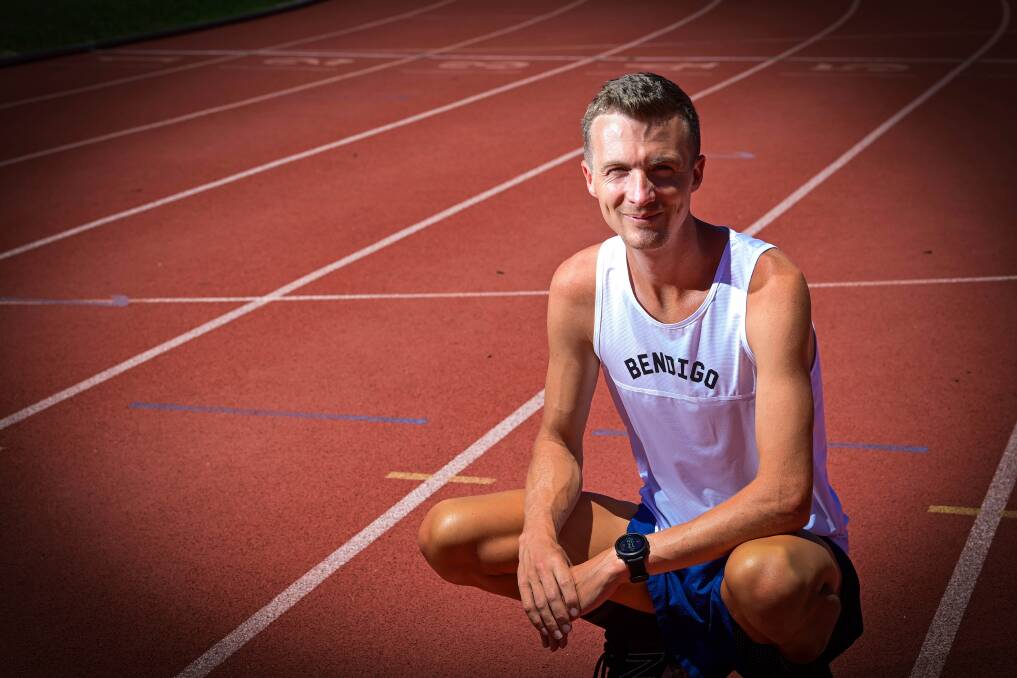 Andy Buchanan is busily preparing for his first marathon in Hamburg on April 24. Picture: BRENDAN McCARTHY