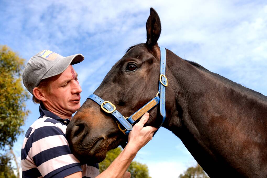 Bendigo trainer Nick Smart is saddling up his second Bendigo Cup runner in two years with the six-year-old gelding Silent Command. Picture: DARREN HOWE