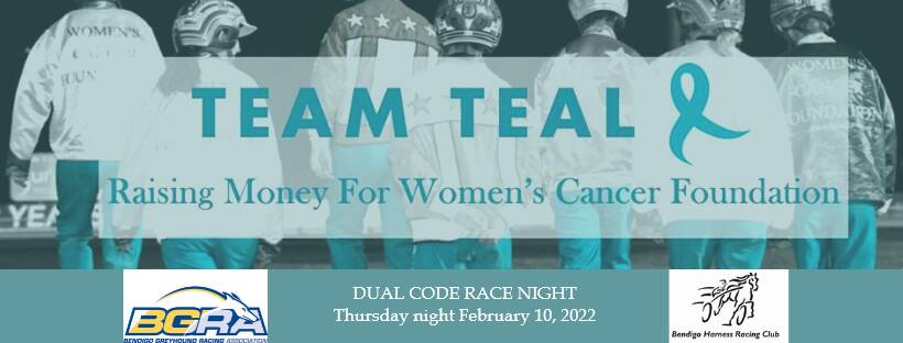 Racing clubs readying to teal up the track for ovarian cancer