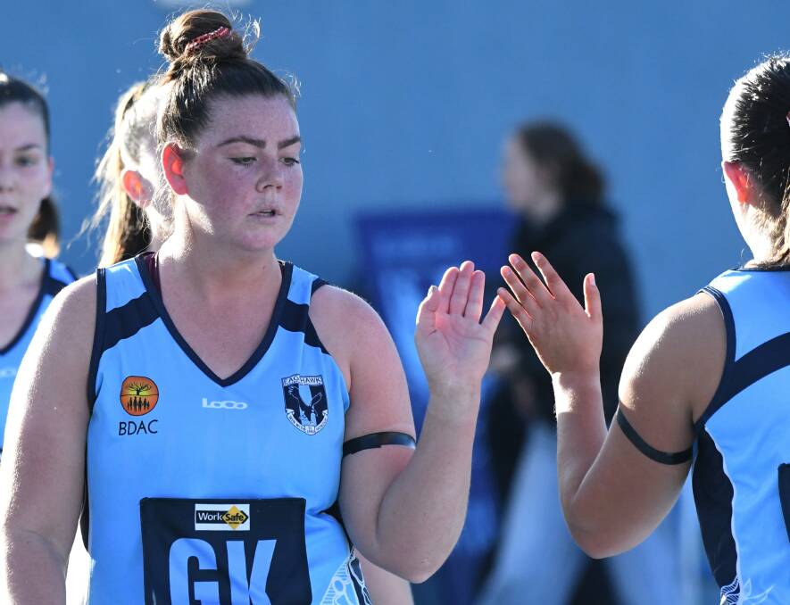 Eaglehawk will be hoping for a better run with injury for key defender Elley Lawton in 2024. Picture by Noni Hyett