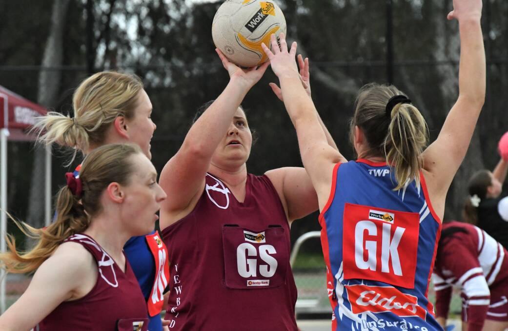 Goal shooter Kym Childs was one of the keys to Newbridge returning to finals action in 2023 after missing out the previous year.