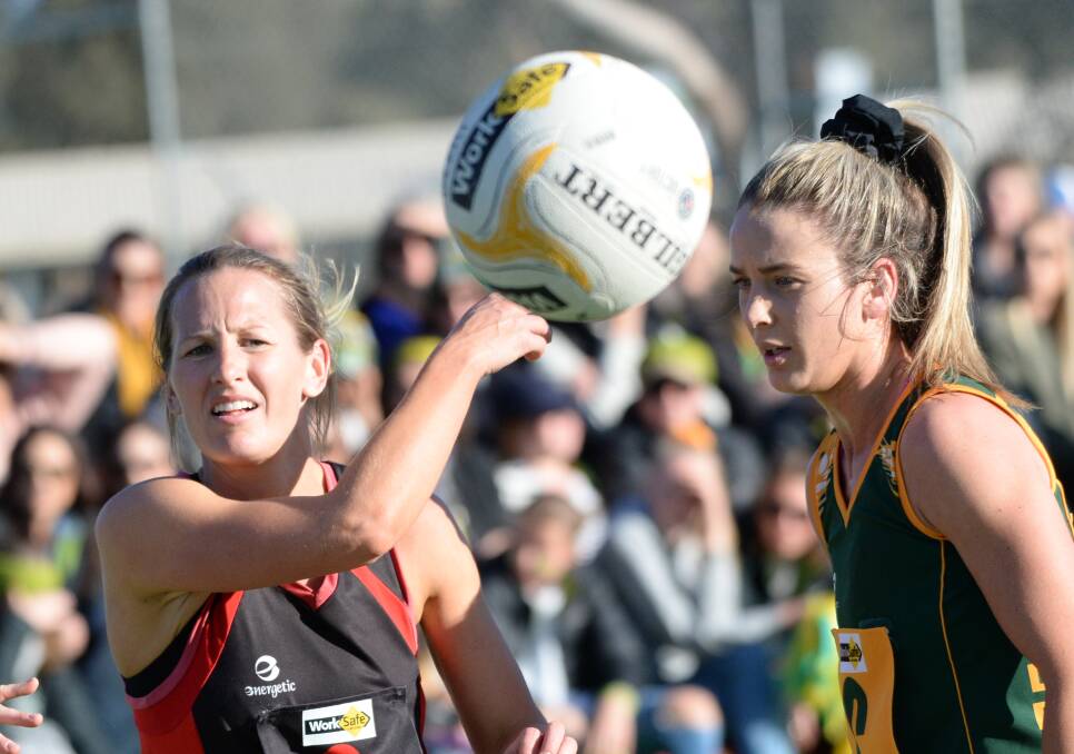 Lauren Bowles is pleased with how her White Hills team has handled the expectations that come come with being the reigning premier. Picture: DARREN HOWE