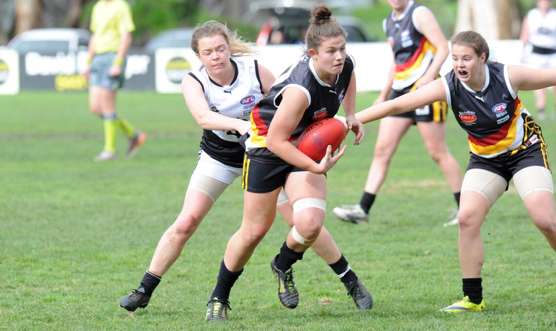 SLICE OF HISTORY: Isabella Ayre was the first of three Bendigo Thunder players drafted yesterday to the AFL Women's League.