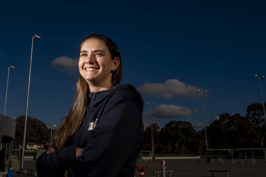 LOFTY GOALS: Tessa Lavey is excited to be spending a second-straight season with Bendigo Spirit as she eyes selection in the Australian Opals team for next year's Tokyo Olympics. Picture: DARREN HOWE