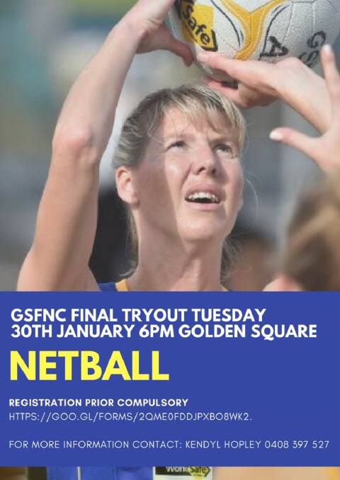 Golden Square to host final tryout