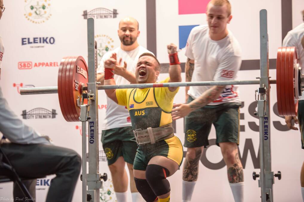 Kevin Gray is looking to better his own world powerlifting record later this month in Sydney.