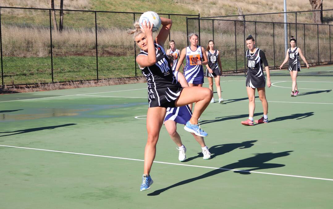 Chloe Gray, in action for Wallan during the 2021 Riddell District league season, has signed with BFNL club South Bendigo. Picture courtesy NORTH CENTRAL REVIEW