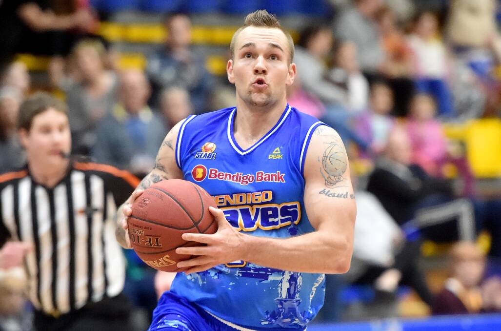 STAR: Jeremy Kendle averaged 32.5 points for the Braves during their two games in Canberra on the weekend.