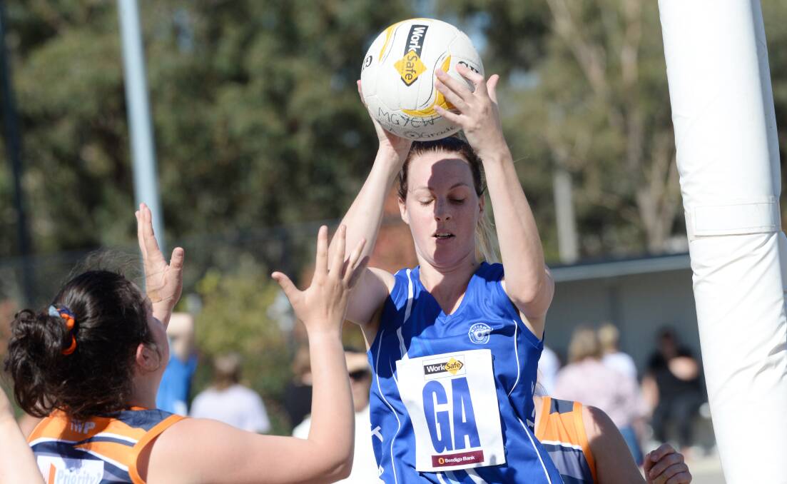 Mitiamo's Laura Hicks will be a key player against Calivil United on Saturday.