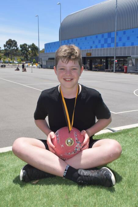 Will Whiteacre at the Golden City Netball Association courts. Picture: KIERAN ILES