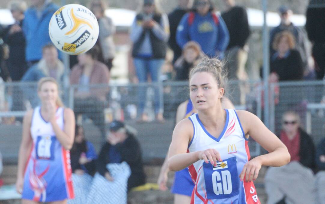 Maddy Stewart says Gisborne is expecting a tough contest against Kyneton on Good Friday. Picture: DARREN HOWE