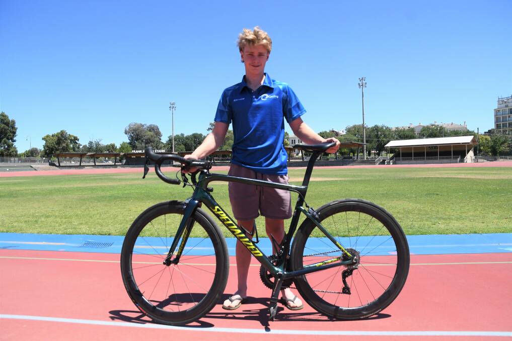 EAGER: Bendigo's Jackson Hadden is primed for his opportunity at the Cycling Australia Road National Championships. Picture: KIERAN ILES