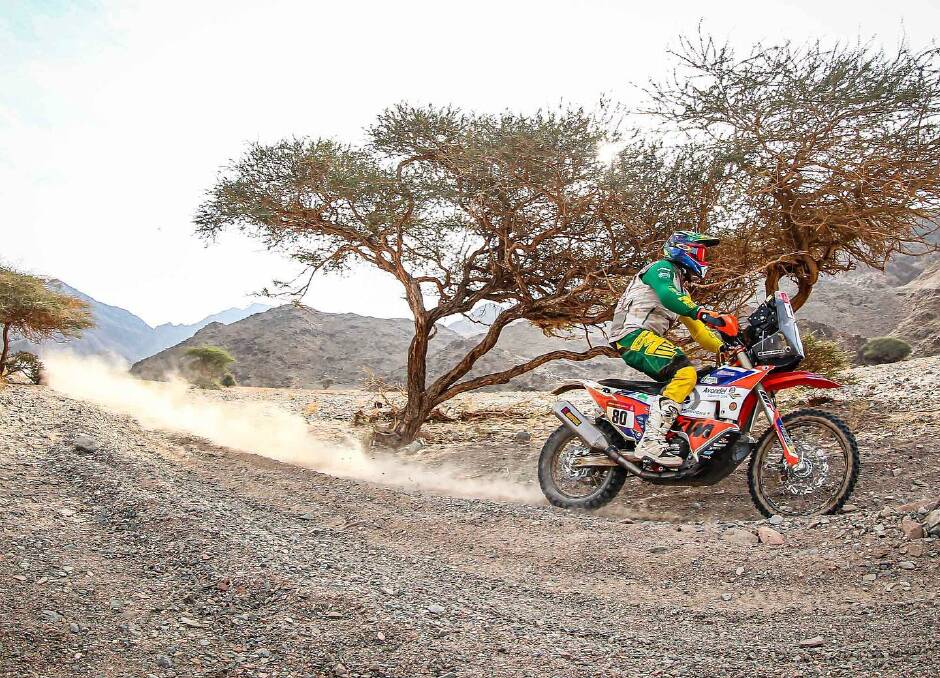 Burgess successfully completes his first Dakar Rally | VIDEO