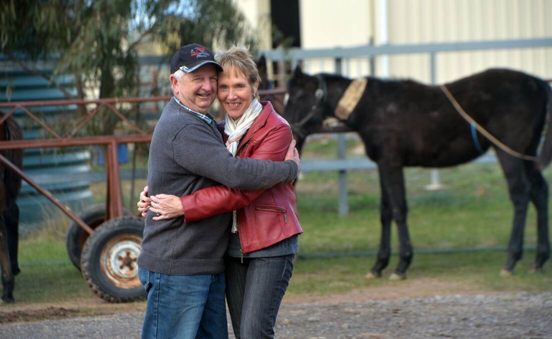 Loddon Valley Standardbred Stud's John and Kay Campbell. File picture: