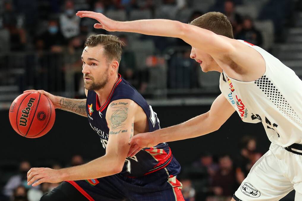Jeremy Kendle, pictured during an earlier season stint with Adelaide 36ers, will play for New Zealand Breakers on Thursday night. Picture: GETTY IMAGES