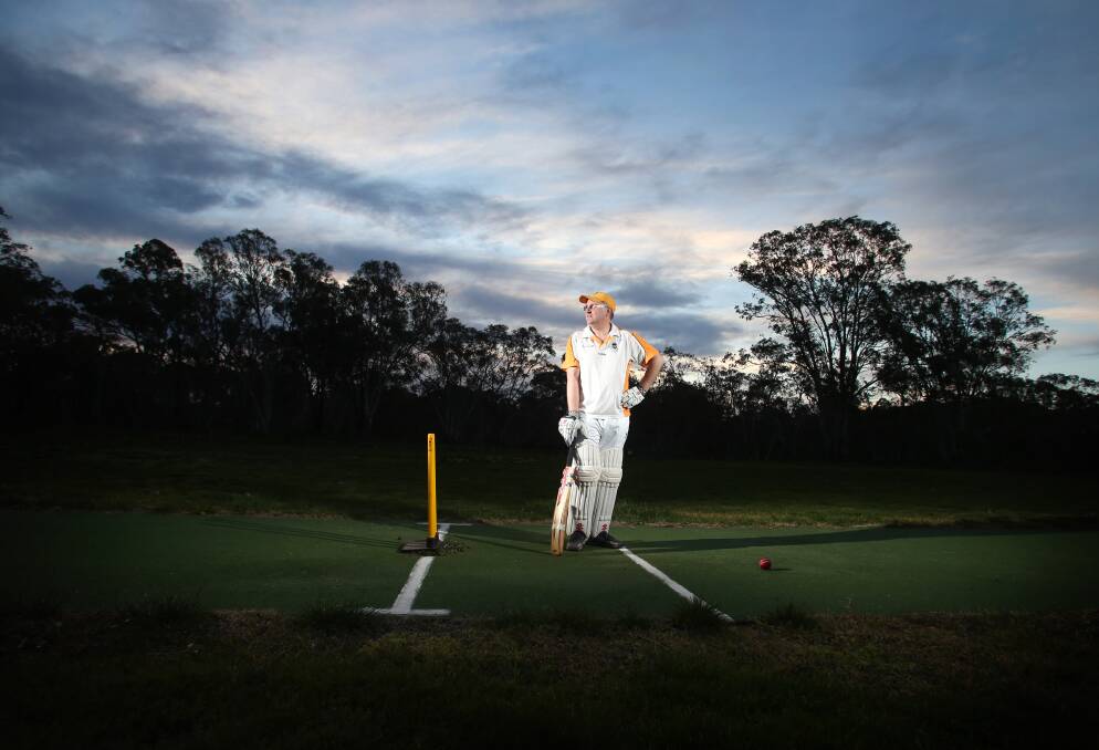 STRANDED AT THE CREASE: Axe Creek is looking for A-grade cricketers to join existing players like James O'Bryen for the 2016-17 season. Picture: GLENN DANIELS