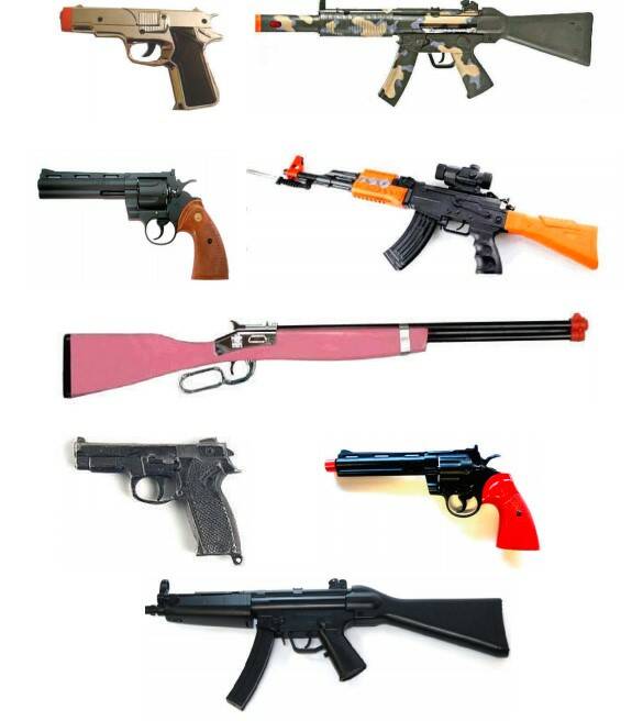 Examples of imitation firearms.