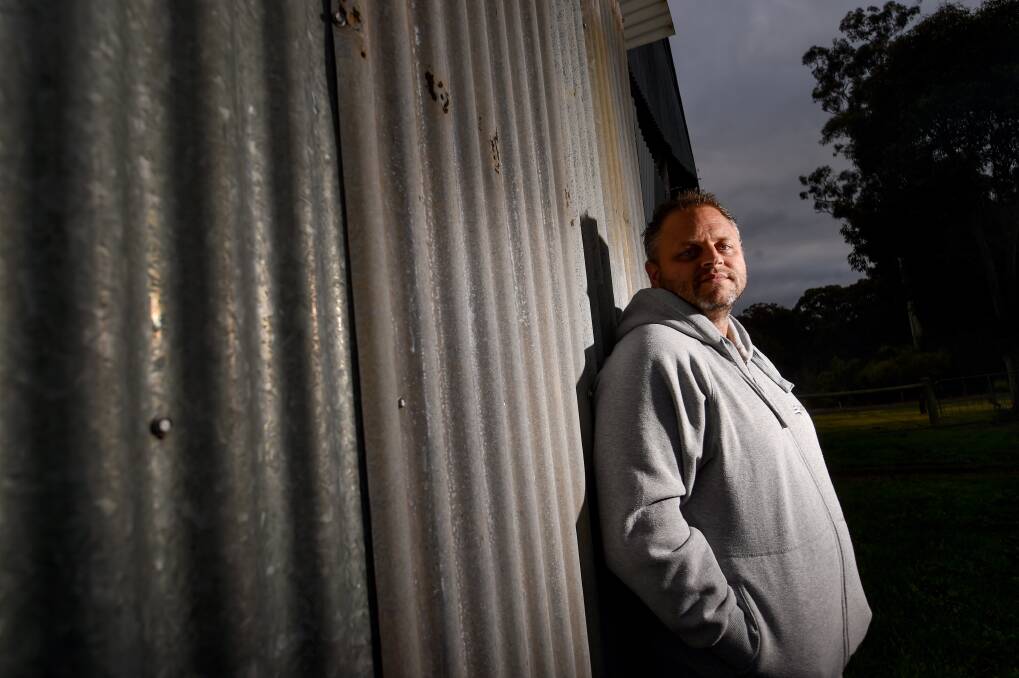 FORGOTTEN: Leigh Stevens said he has reached out to Member for Bendigo East Jacinta Allan and Business Victoria for help but still finds his business ineligible for government support. Pictures: DARREN HOWE.