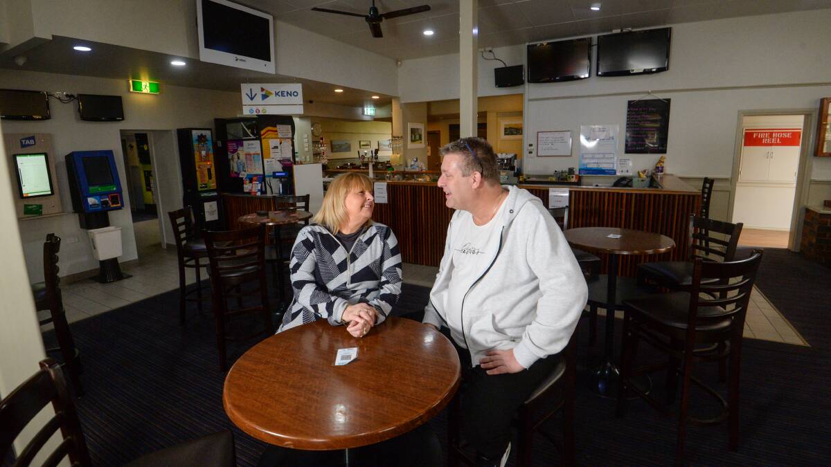 Camp Hotel owners Rob Hammink and Janene Perry. Picture: DARREN HOWE.