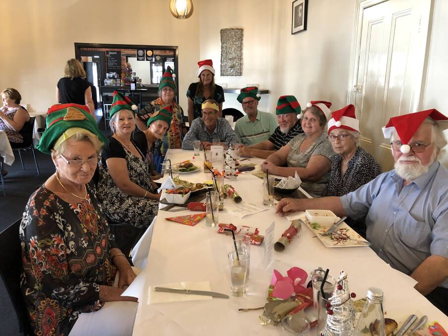 Central Victoria's scleroderma support group came together for a Christmas celebration in 2020. Picture: Judy Browning.