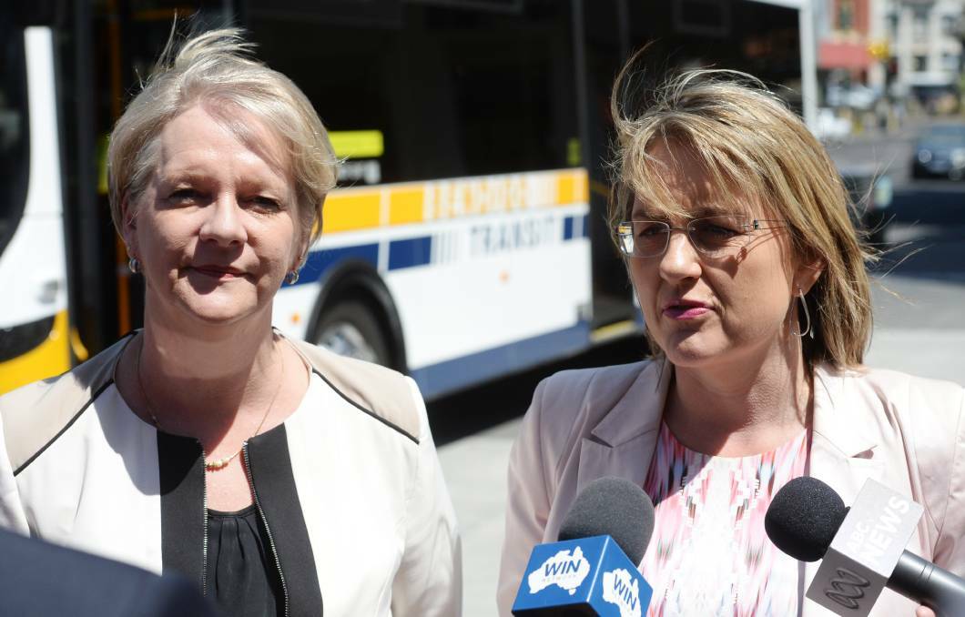 ALL CLEAR: Bendigo state members Maree Edwards (left) and Jacinta Allan were not directly involved in the misuse of taxpayer money, according to the Victorian Ombudsman's damning report. 