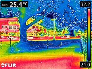 Thermal images from Charing Cross in 2017. 