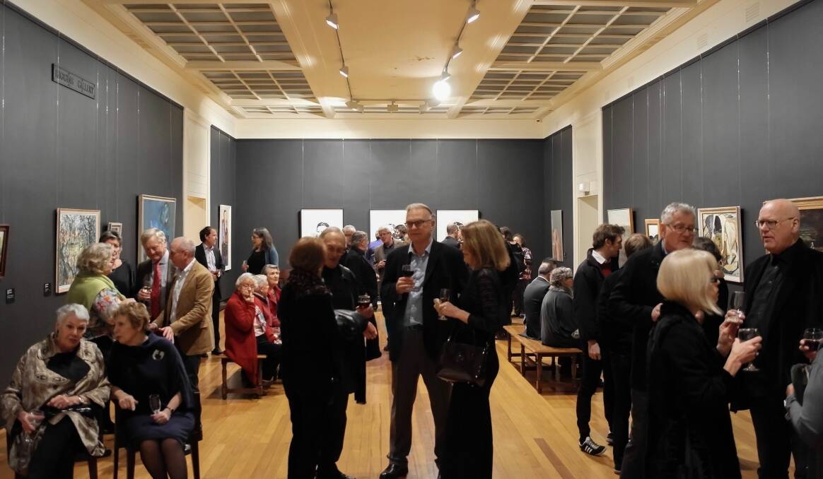 FEELING GENEROUS: About 70 people attended a recent fundraiser for the Castlemaine Art Museum. Pictures: Adrian Thia