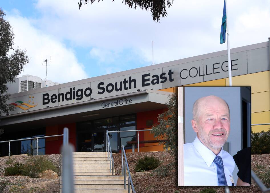 Ernie Fleming resigned as principal of Bendigo South East college in May. 