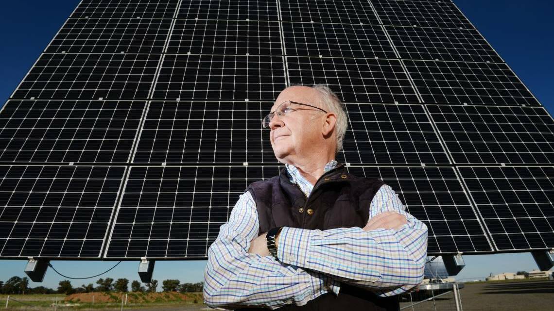 TEAMWORK: Local solar and wind projects will be required to help power a pumped hydro system using Bendigo's disused mine shafts, according to Bendigo Sustainability Group president Chris Weir (pictured). 