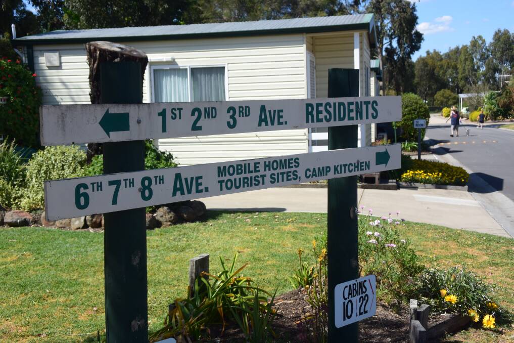 SHUT UP: Central City Caravan Park will close in Decemeber, with residents forced to pay thousands to remove their homes. 