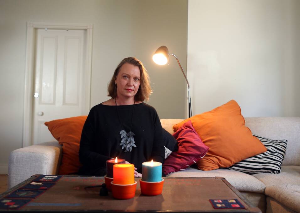 PAIN RELIEF: Michelle Taylor was hooked on opioids for 12 months, unaware there was a surgical solution to her pain problem. Picture: GLENN DANIELS