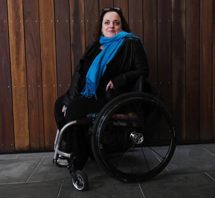 GOOD PROGRESS: Chairperson of the council's Disability Inclusion Reference Committee, Sara McQueenie, said businesses were slowly improving accessibility for people with disabilities.