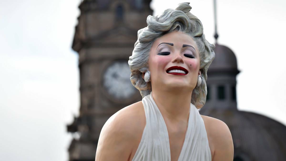 QUIDS IN: The Marilyn Monroe exhibition in 2016 brought in more than $13 million for the region. 