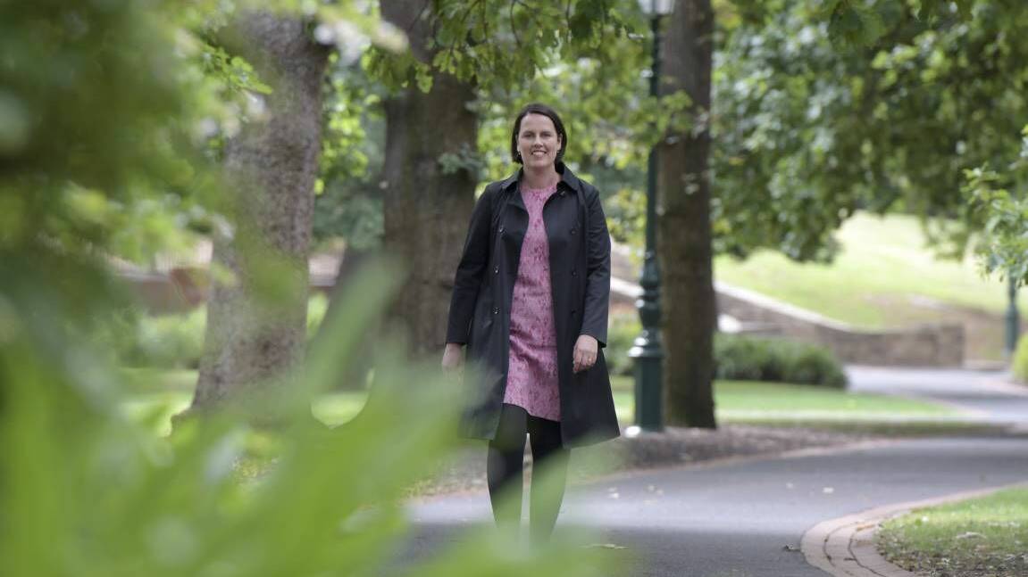 Nationals candidate for Bendigo East Gaelle Broad described her campaign as “grassroots”.  Picture: NONI HYETT

