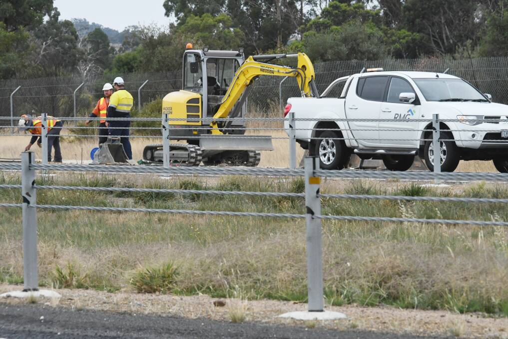 CHANGES MADE: VicRoads made changes following a review of the installation of wire ropes on sections of the Calder Highway near Castlemaine. Picture: DARREN HOWE