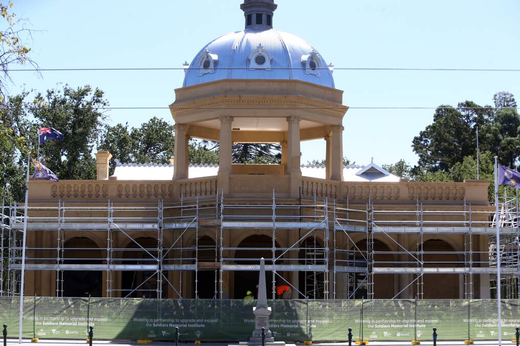The Bendigo Soldiers Memorial Institute redevelopment. Pictures: GLENN DANIELS