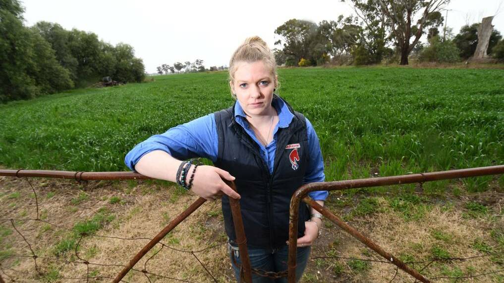 NO DEAL: Tamrie Carter and her family recently rejected an offer from the City of Greater Bendigo to buy their land. Picture: DARREN HOWE
