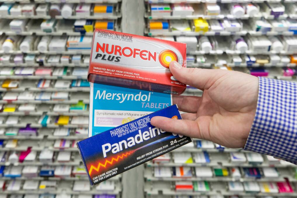 The federal government banned over the counter codeine in February. Picture: JASON SOUTH
