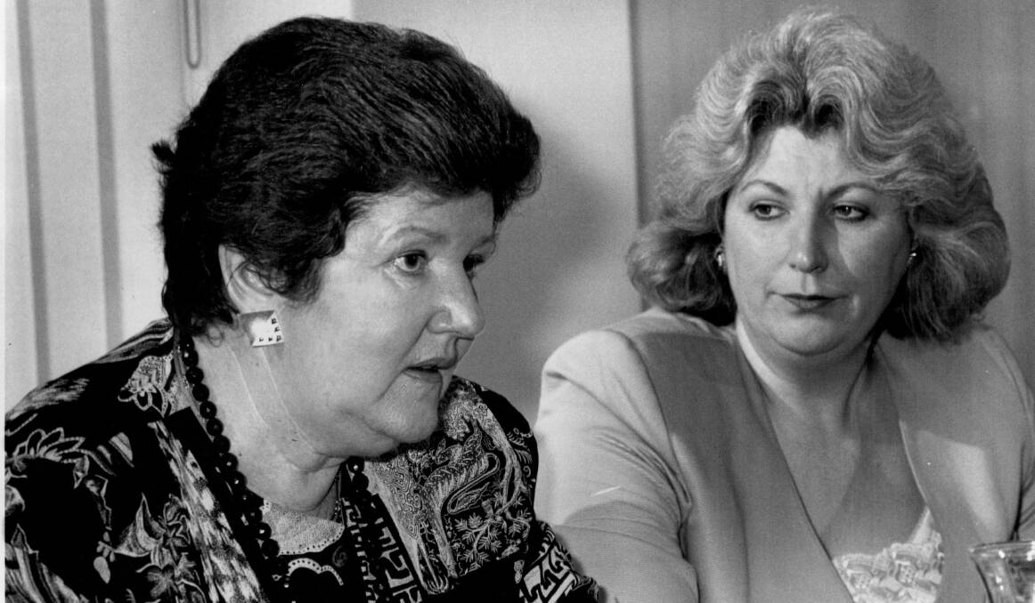 PIONEER: The late Joan Kirner (left) became Victoria's first - and only - female premier in 1990. A leadership program has been established in her memory. 