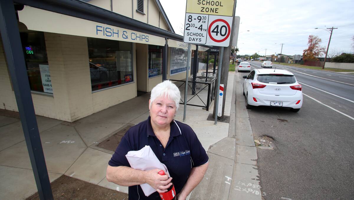 Cheryl Hayes wanted more parking around Napier Street. Picture: GLENN DANIELS